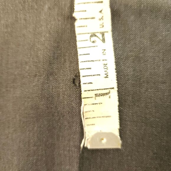 Chaps Ralph Lauren Mens 36x31 Gray Grey Super 120s Wool & Cashmere Dress Pants - Picture 7 of 7